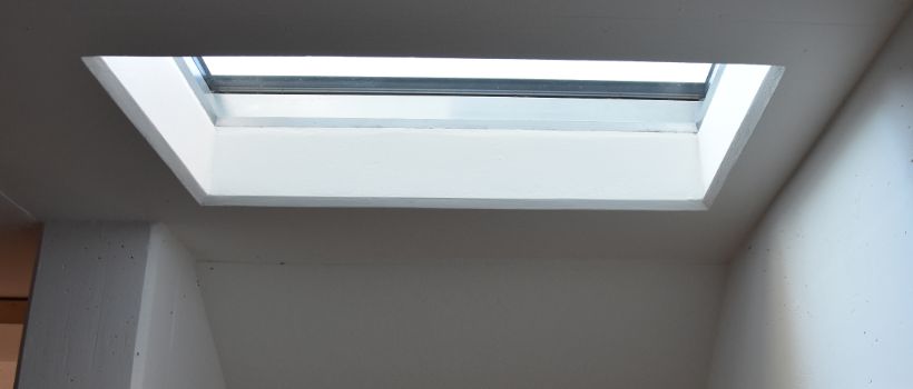 Incidence de la lumière sous le fond en verre